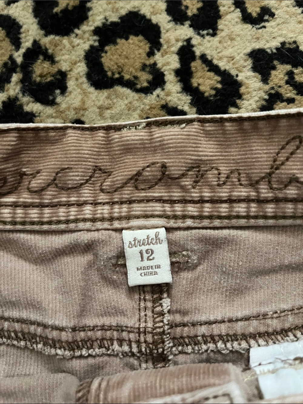 Abercrombie Pleated Corduroy Skirt - Picture 2 of 4